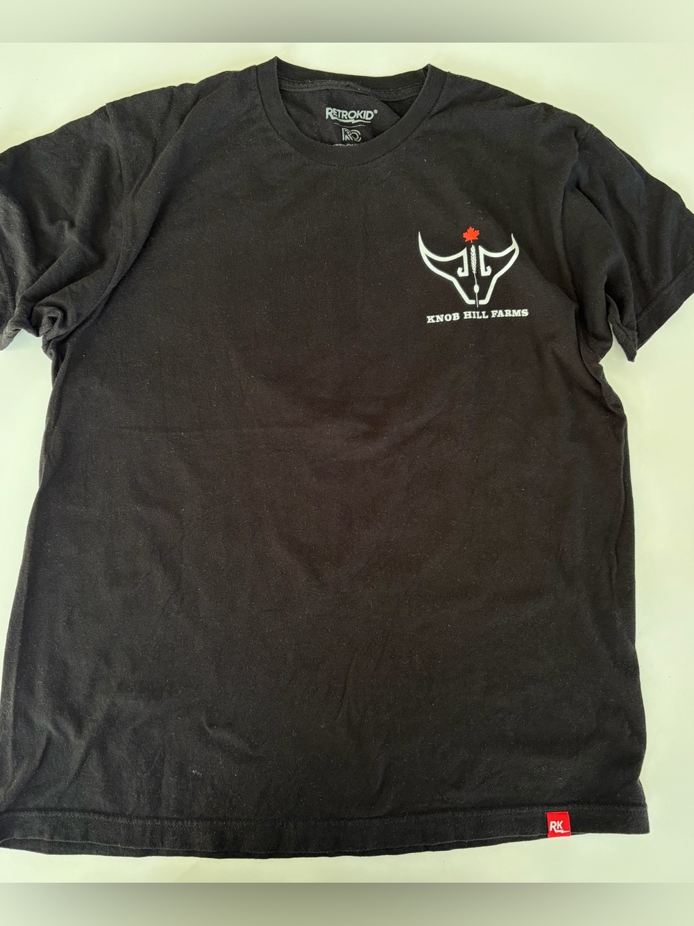 Retrokid Knob Hill Farms Food Terminal Graphic T-Shirt Black L